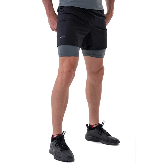 Men’s Shorts Nebbia 318 - Black - Grey