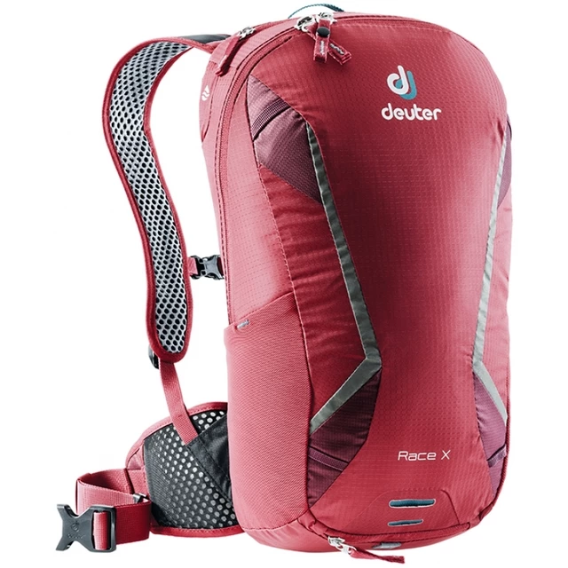 Cycling Backpack DEUTER Race X - Cranberry-Maron