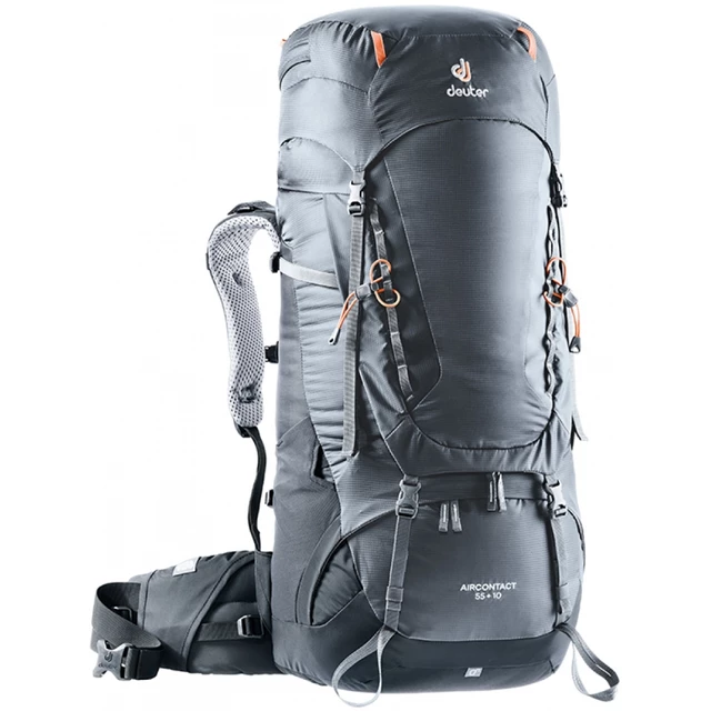 Expedition Backpack DEUTER Aircontact 55 + 10 - Graphite-Black