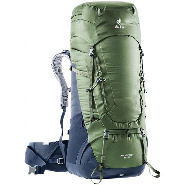 DEUTER Aircontact 65 + 10 Trekkingrucksack - khaki-navy