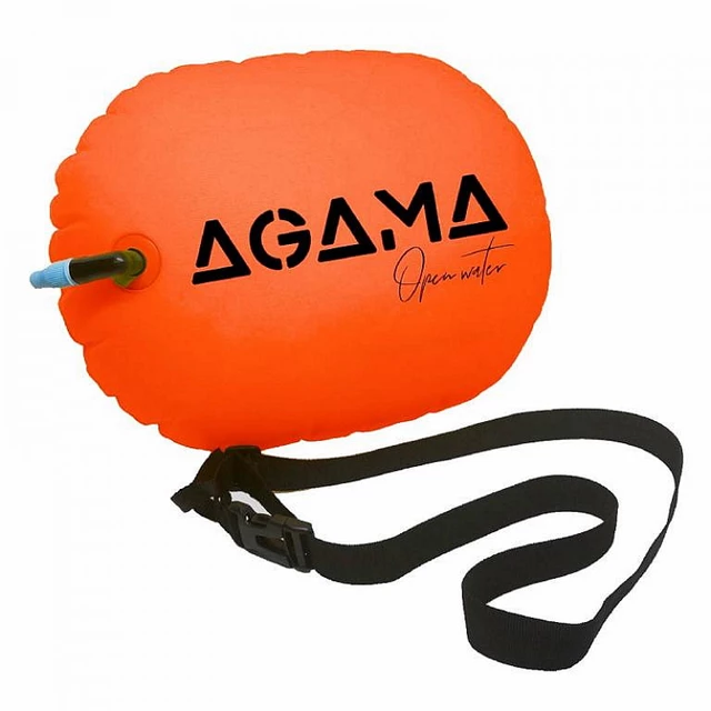 Boja pływacka Agama OPEN WATER 7 L - Pomarańczowy - Pomarańczowy