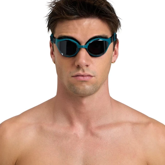 Swimming Goggles Arena Air Bold Swipe - smoke-green-lake