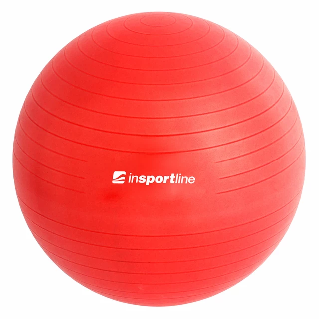 Gymnastický míč inSPORTline Top Ball 75 cm - šedá - červená