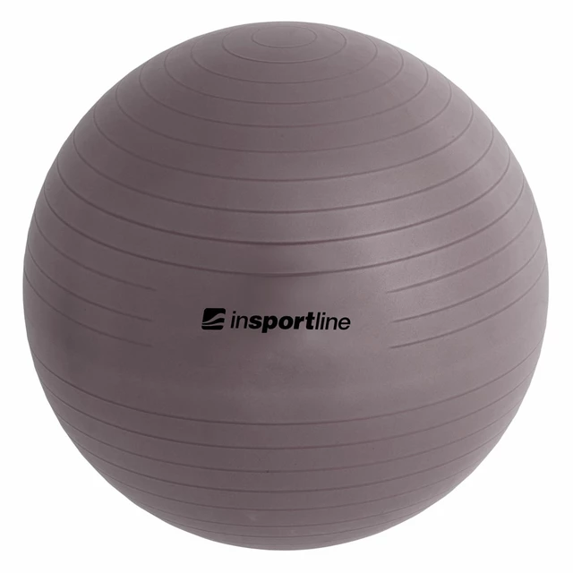 Gymnastická lopta inSPORTline Top Ball 45 cm - fialová - tmavo šedá