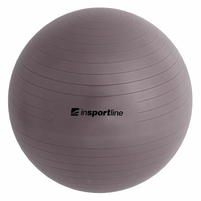 Gymnastický míč inSPORTline Top Ball 65 cm - fialová - tmavě šedá