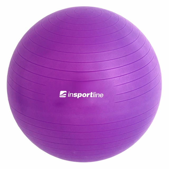 Gymnastický míč inSPORTline Top Ball 45 cm - tmavě šedá - fialová