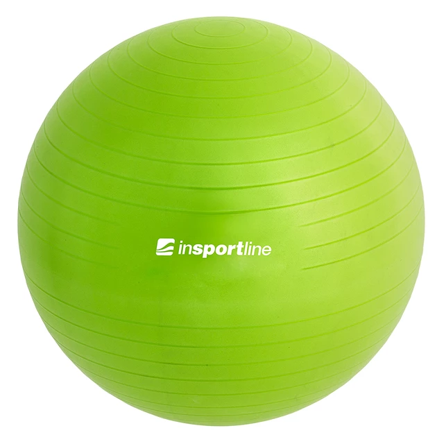 Gymnastická lopta inSPORTline Top Ball 85 cm - tmavo šedá - zelená