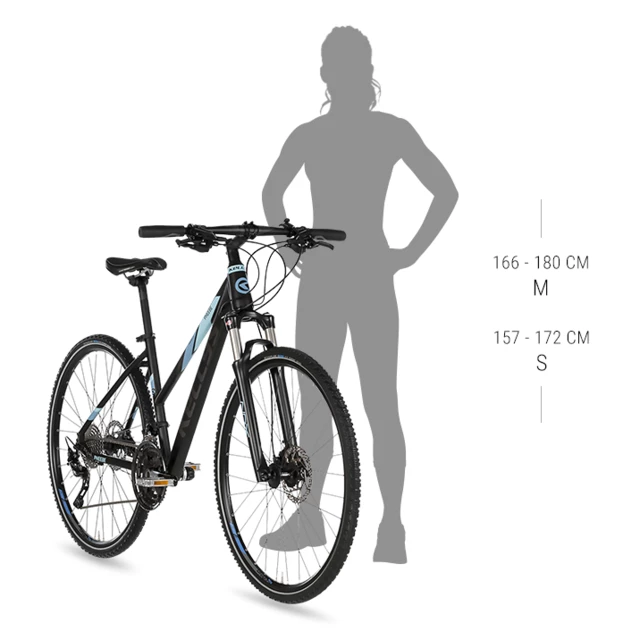 Női cross kerékpár KELLYS PHEEBE 10 28" - modell 2021 - Sötét lila
