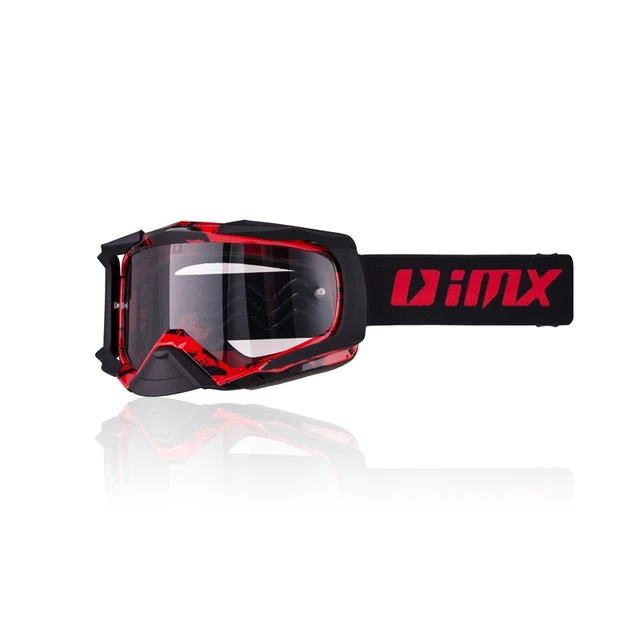 Motocross Goggles iMX Dust Graphic - Orange-Black Matt - Red-Black Matt