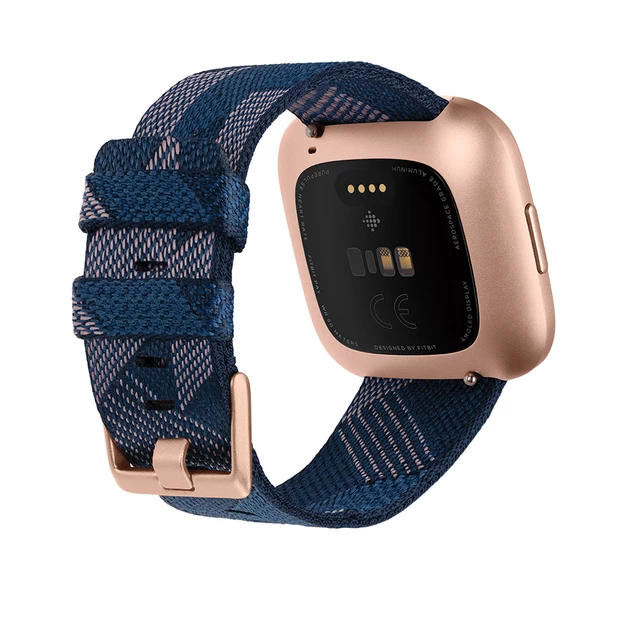 Fitbit Versa 2 Special Edition okosóra kék/pink szövött szíj - inSPORTline