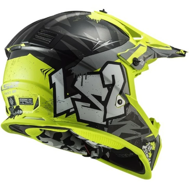 Motoros sisak LS2 MX437 Fast Evo Mini