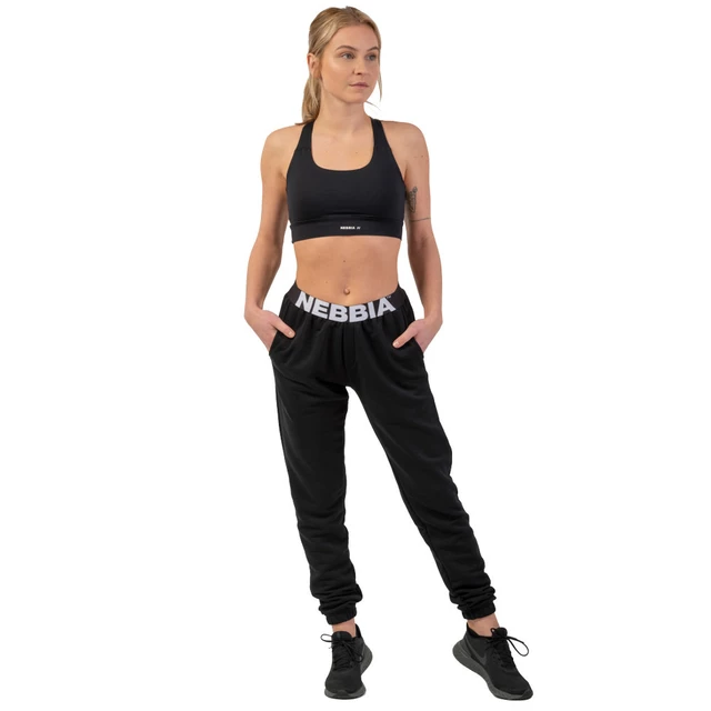 Women’s Sweatpants Nebbia Iconic 408 - Black