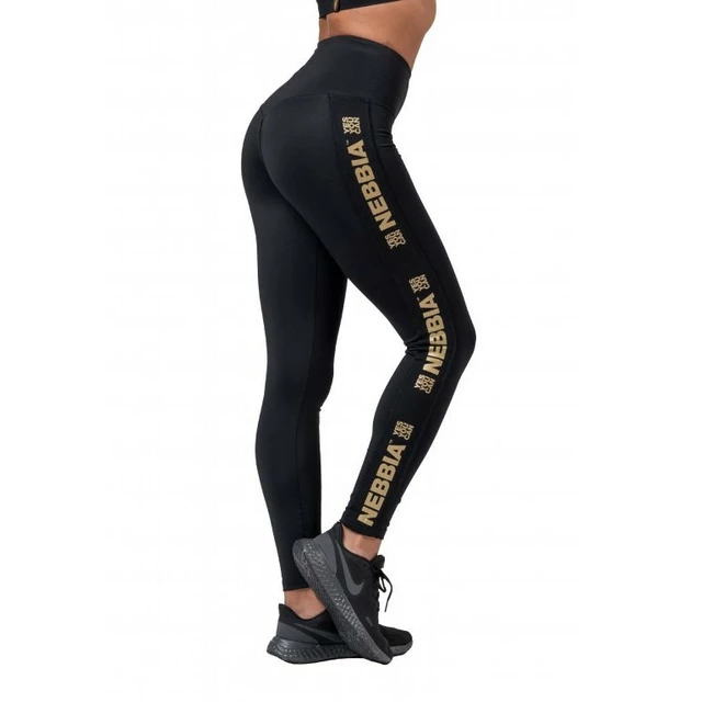 Női leggings Nebbia Gold Classic 801 - fekete - fekete