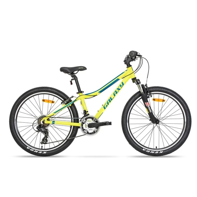 Juniorský horský bicykel Galaxy Pavo 24" - model 2019 - žltá