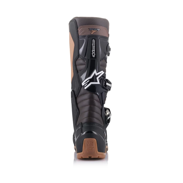 Motorcycle Boots Alpinestars Tech 7 Enduro Drystar Black/Dark Brown 2022 - Black/Dark Grey