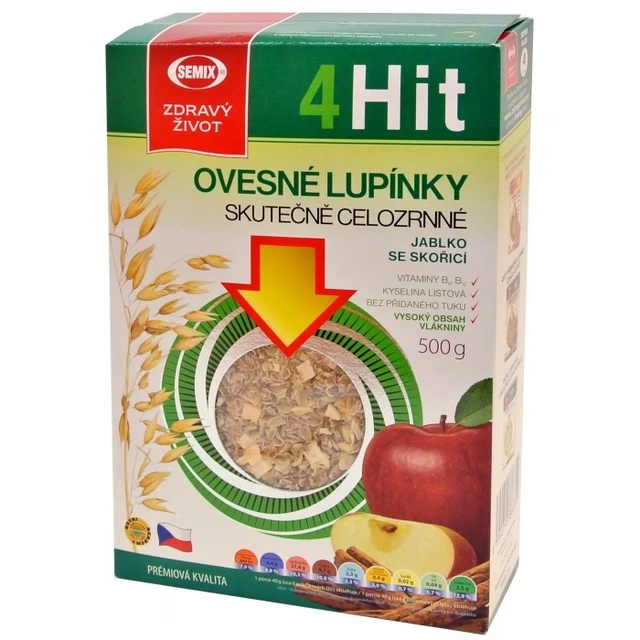 4Hit celozrnné lupínky