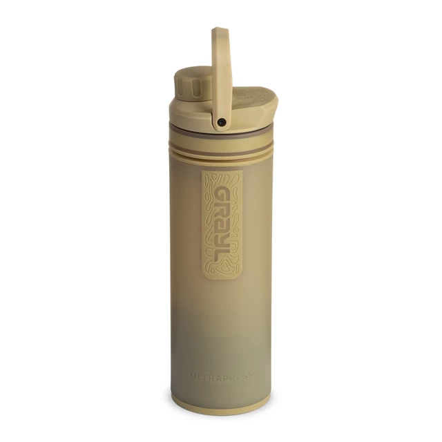 Water Purifier Bottle Grayl UltraPress - Desert Tan