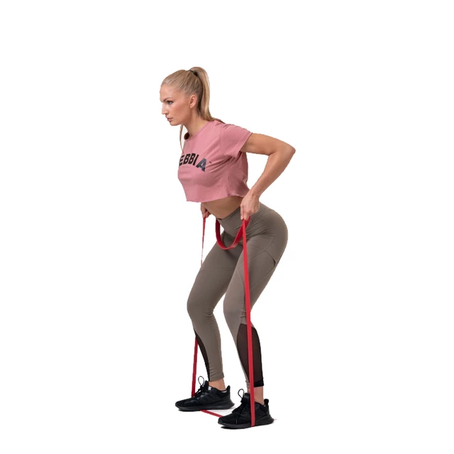 Női leggings magas derékkal Nebbia Fit & Smart 572 - Mocha