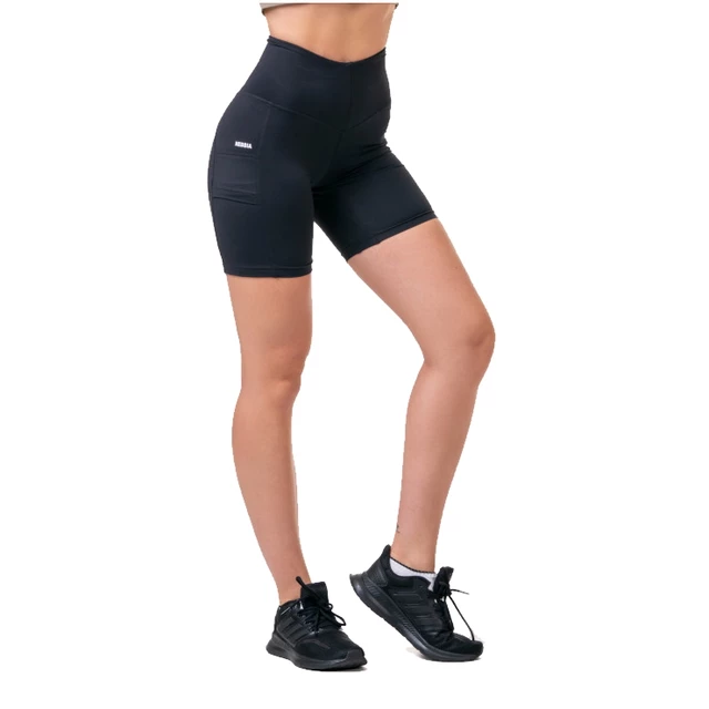 Women’s Shorts Nebbia Fit & Smart 575 - Old Rose - Black