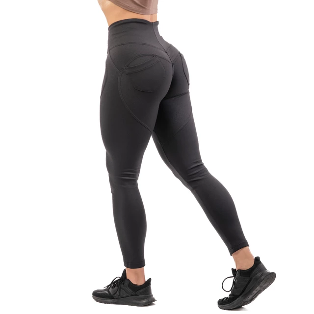 Női leggings magas derékkal Nebbia Lifting Effect Bubble Butt 587 - Krémszínű