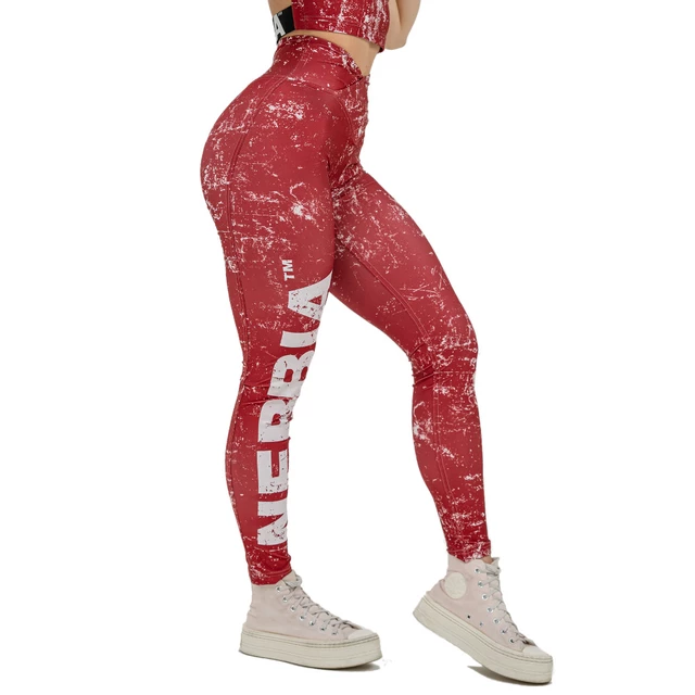 Workout Leggings Nebbia ROUGH GIRL 616 - Red