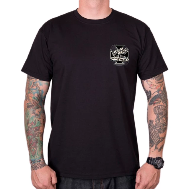 BLACK HEART Man's Ruin T-Shirt - schwarz