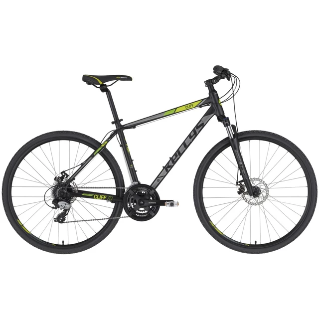 Pánsky crossový bicykel KELLYS CLIFF 70 28" 7.0 - Black Green - Black Green