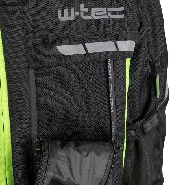 Moto bunda W-TEC Gelnair - čierno-zelená