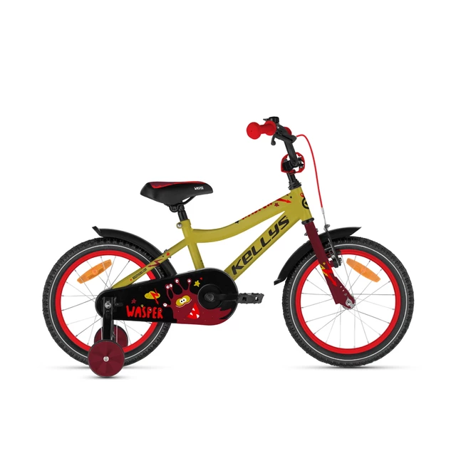 Detský bicykel KELLYS WASPER 16" - Teal - Yellow