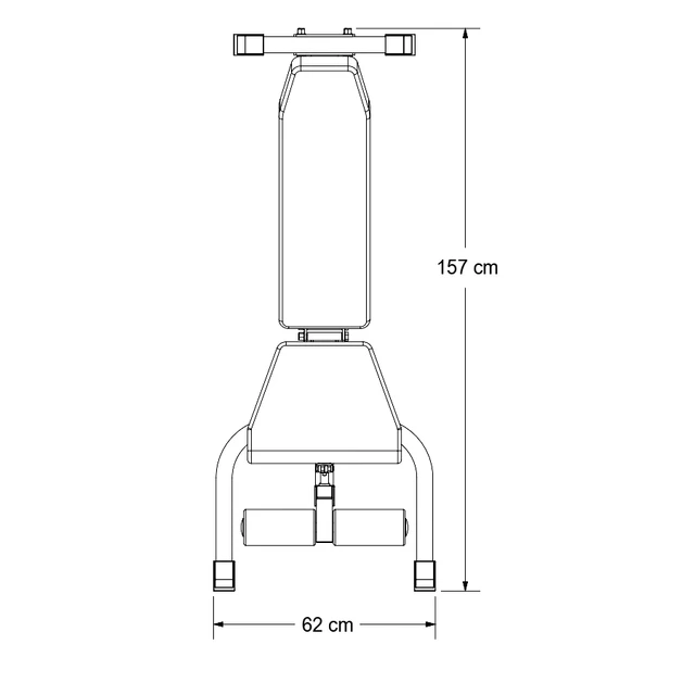 Nastavljiva fitnes klop Body Craft F602