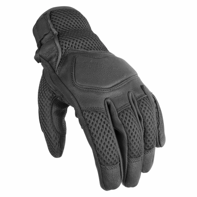 Men's moto gloves W-TEC Hamza Gous - Black
