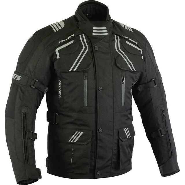 Men’s Touring Moto Jacket BOS Temper - Black - Black