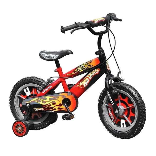 Gyerek kerékpár BMX 12" - Mattel Hot Wheels - inSPORTline