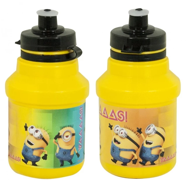 Cycling Bottle Minions Bidon 350ml Yellow with Holder