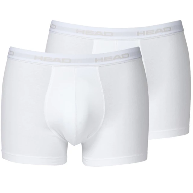 Men’s Boxer Shorts Head Basic Boxer – 2 Pairs - White