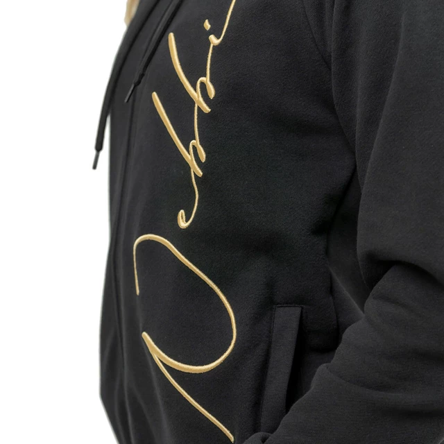 Damska sportowa bluza z kapturem Nebbia INTENSE Signature 845 - Black/Gold