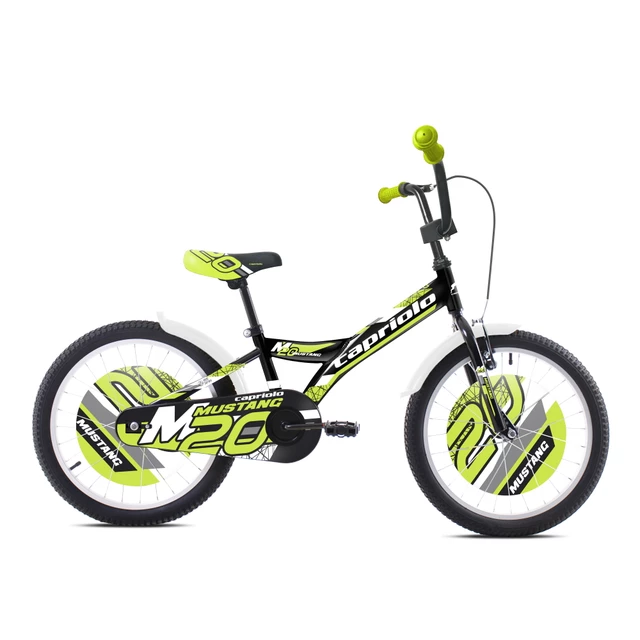 Children’s Bike Capriolo Mustang 20” 6.0 - Black-Lime
