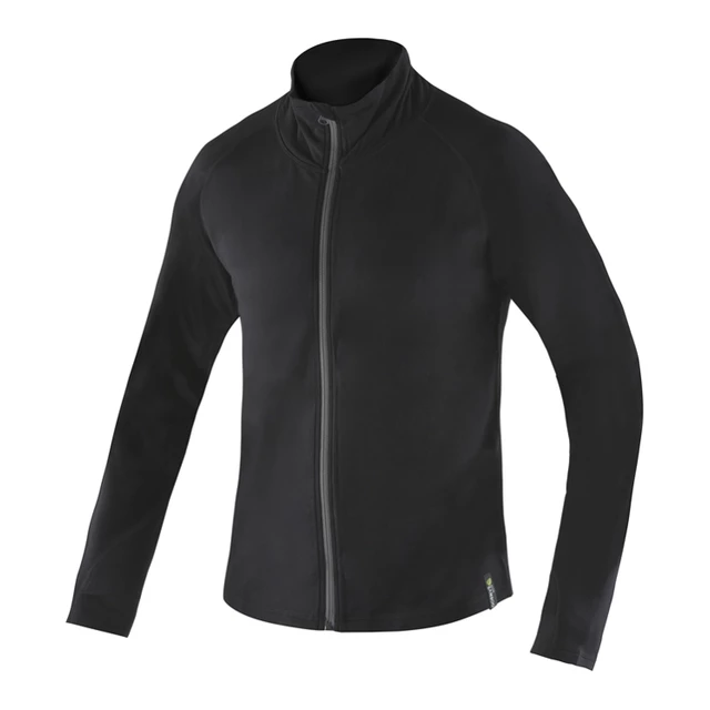 Unisex Long-Sleeved Sweatshirt ECO Bamboo Sport - Black - Black
