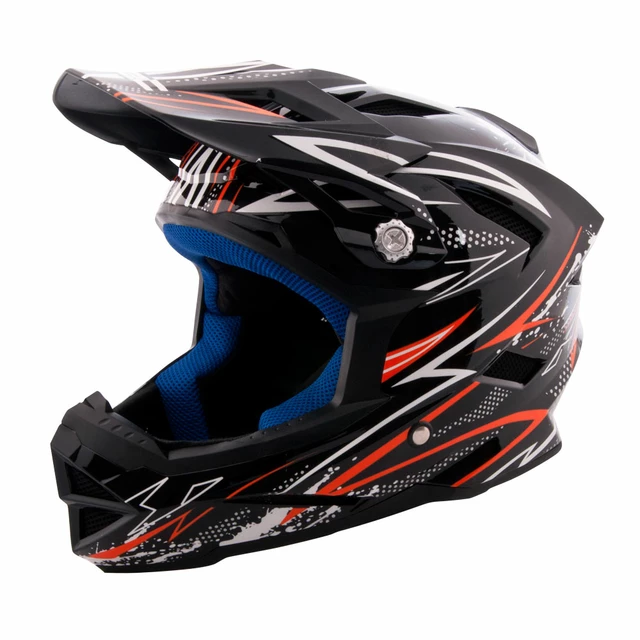 Downhill Helmet W-TEC AP-42 - Black-Orange