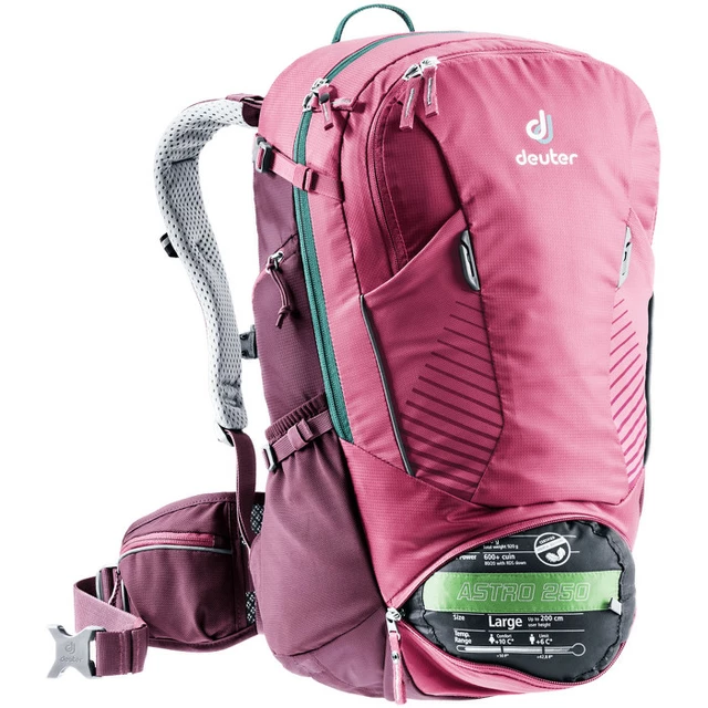 Turistický batoh Deuter Trans Alpine 28 SL - ruby-blackberry