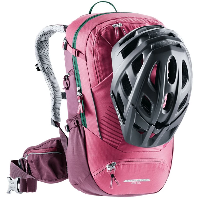 Turistický batoh Deuter Trans Alpine 28 SL - ruby-blackberry