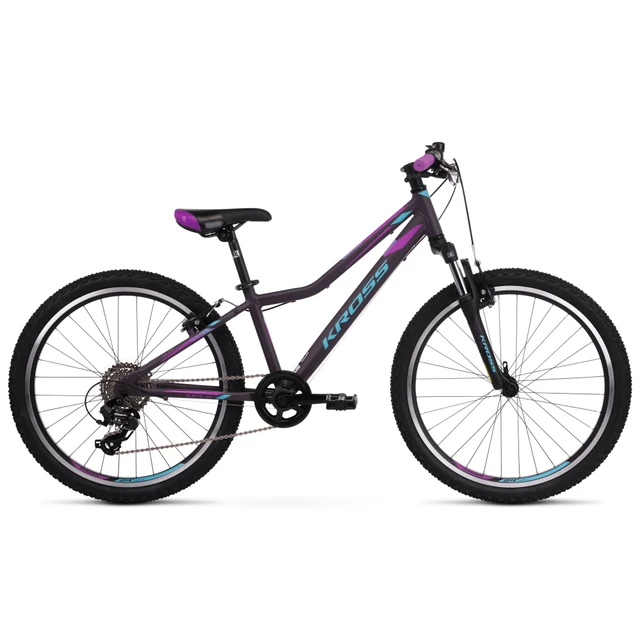 Junior Girls’ Bike Kross Lea JR 2.0 24” – 2020 - Purple-Blue
