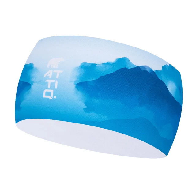 Sports Headband Attiq Lycra Thermo - Mountain Blue