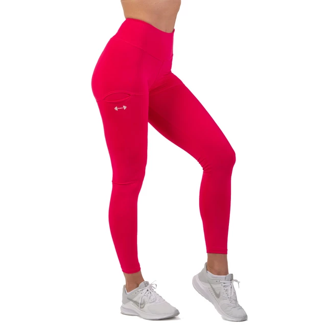Női leggings magas derékkal Nebbia Active 402 - Világoskék - pink
