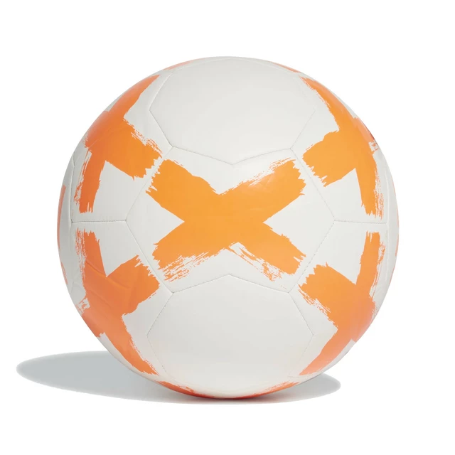 Soccer Ball Adidas Starlancer FL7036 White, Orange Logo