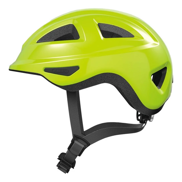 Children’s Cycling Helmet Abus Anuky 2.0 - Black Tag - Signal Yellow
