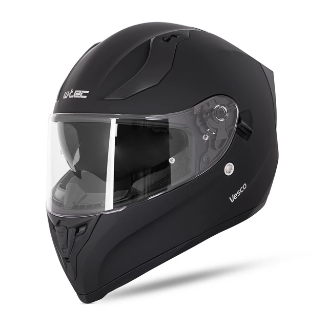 W-TEC Vesco Integralhelm - Black Matt-Corsa Red - Black Matt-Reflex