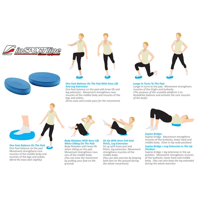Foam Balance Yoga Trainer inSPORTline Pill