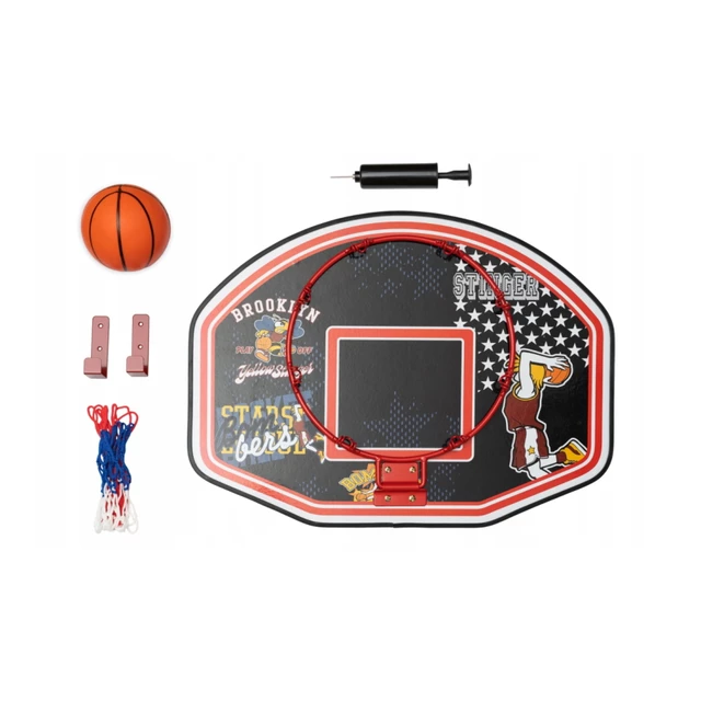 Spartan Basketballkorb w/ Backboard & Ball
