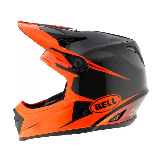 Motocross-Helm BELL Moto-9 - orange-schwarz
